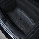 tapis sol imperméable tpe facile nettoyer sans odeur caoutchouc noir rayures horizontales moderne