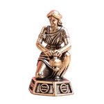 statues zodiacales bronze doré détaillées classiques signes astrologiques ornements décorations figurines
