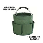Sac pliable poches vert rouge bleu noir uni moderne pratique