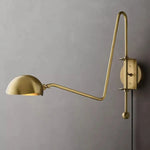 lampe murale or noir moderne scandinave articulée étude chambre entrée