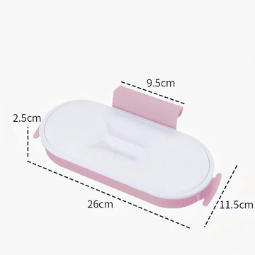 sac rangement transparent moderne blanc bleu orange clips pratique cuisine salle bain respectueux l'environnement