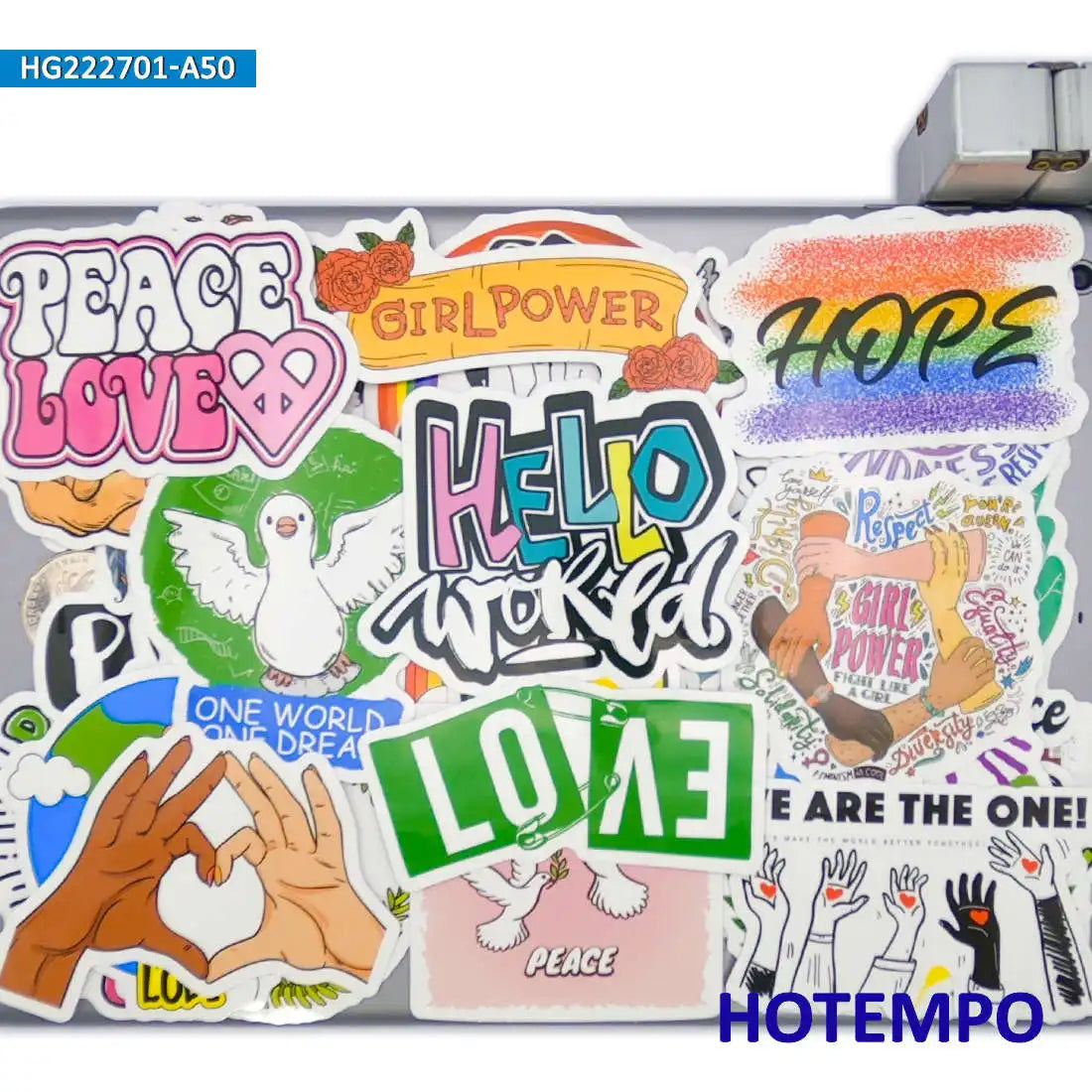 sticker adhésif pop art graphique diy decoration multicolore guitare skate helmet moto voiture bicyclette