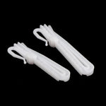 crochets rideau blancs texture moderne 7cm 80 pièces légèrement rugueux rideaux