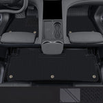 tapis sol voiture noir texture géométrique moderne clips imperméable résistant usage full body wrap