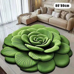 tapis bain doux motif rose 3d fleurs modernes antidérapant absorbant salle d'eau