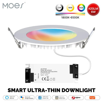lampe spot led intelligente blanc multicolore moderne minimaliste clips controle application