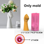 vase silicone forme buste humain blanc rose marron visage stylisé moderne