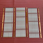 bandes led blanc doré clips modernes rétro éclairage connecteurs aluminium led fixations opaques