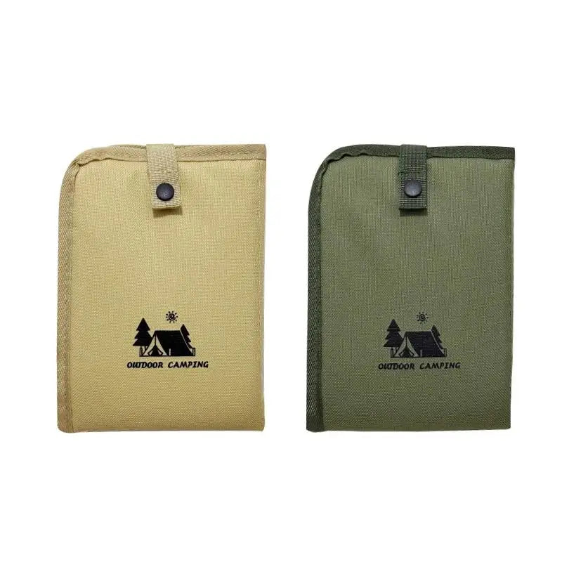 coussin pliable extérieur toile oxford 600d imperméable beige noir vert pratique léger résistant boucle