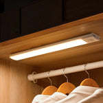 lampe led rechargeable adhésive 30cm 40cm 50cm blanc moderne veilleuse cuisine armoire