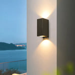 applique murale moderne led noir résistante intérieur extérieur 85265V ip65