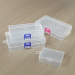 boîtes rangement transparentes clips fermeture réutilisables respectueux environnement pastorales rectangles petits objets