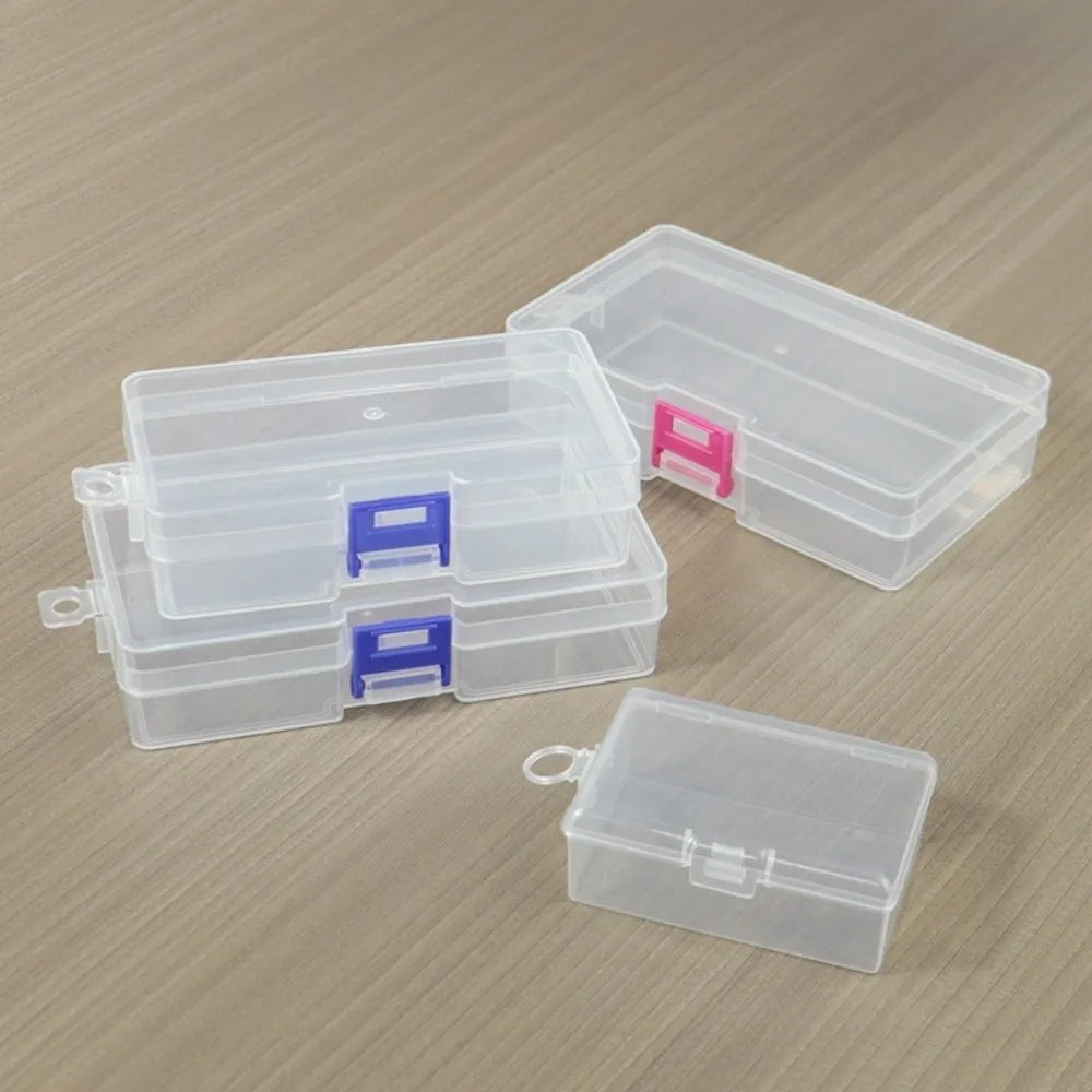 boîtes rangement transparentes clips fermeture réutilisables respectueux environnement pastorales rectangles petits objets