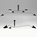 lampe suspension moderne noire salon chambre coucher lumière led facile 90 260V