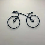 décoration murale silhouette vélo noir minimaliste moderne métal opacité 30cm 40cm 50cmuspenduintérieurextérieur