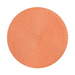 placemats ronds tissés noir bleu marine moderne résistants taches antidérapants lavables été table dîner