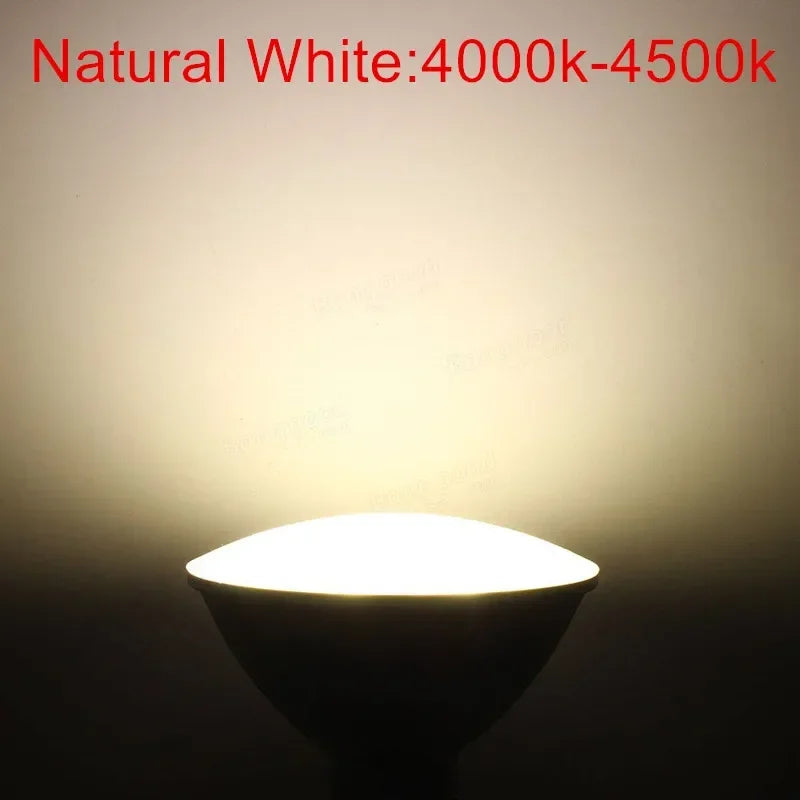 lampe led blanc noir grille moderne ventilateur intégré 2000 lumens 50000h e27 115mm