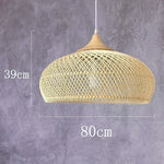 suspension lumineuse pendentif rotin noir moderne salon cuisine chambre