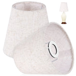 abat jour tissu lin naturel beige clair moderne accessoire éclairage table lamp shade replacement