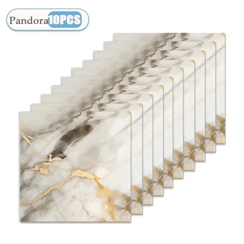carrelage marbré blanc gris moderne adhésif résistant eau pvc pet xpe 30x30cm