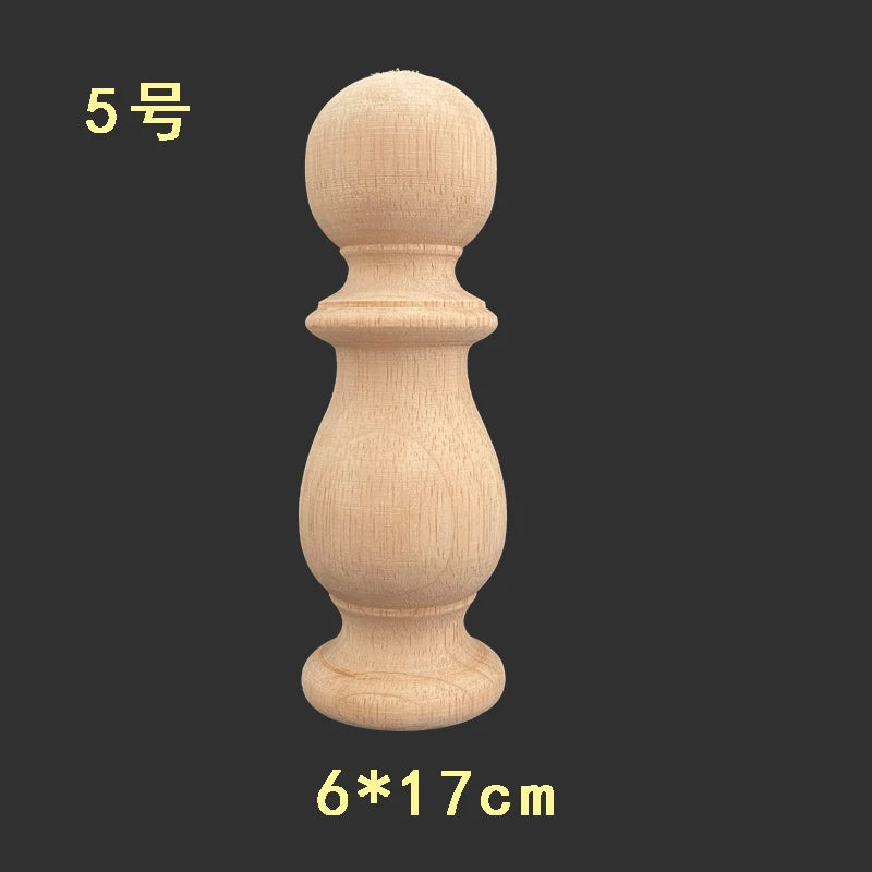 poteaux clôture bois naturel grain classique décoration maison tête lit colonne sculpture bois brut