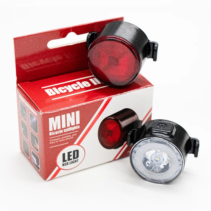 lampes vélo avant arrière led rechargeable usb noir blanc rouge moderne minimaliste