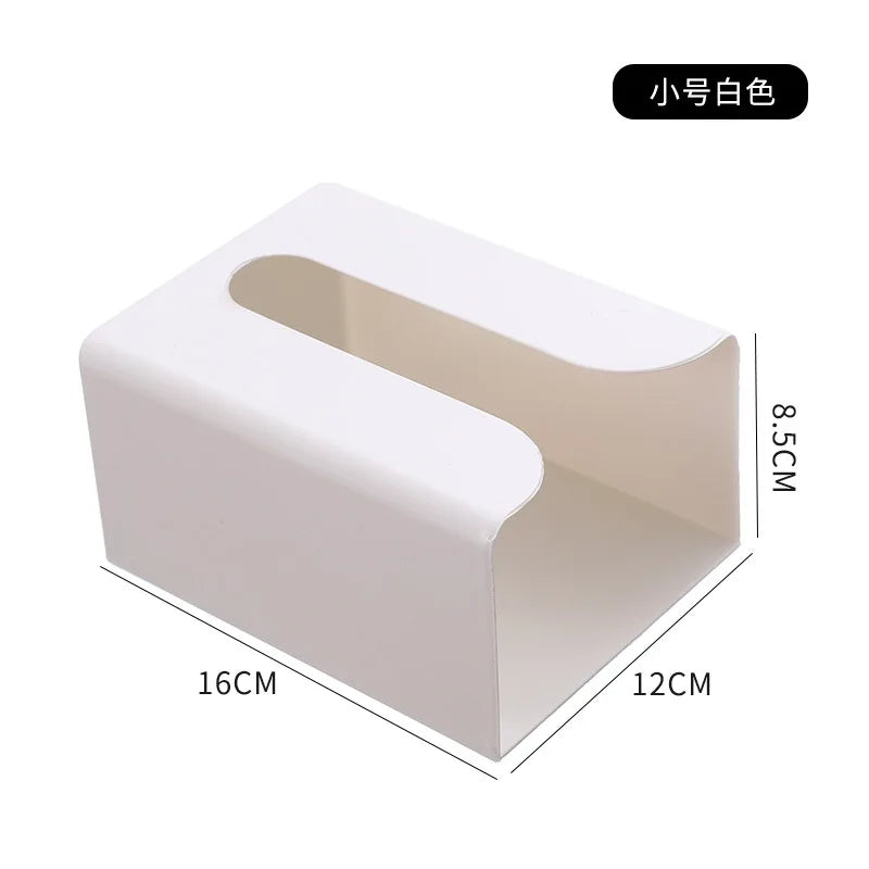 distributeur serviettes adhésif mural blanc moderne salle bain papier toilette rangement sans perçage
