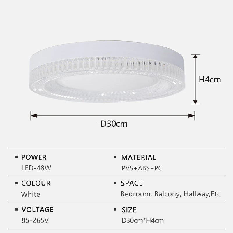lampe led blanc imitation diamant cristal minimaliste chambre balcon couloir 3000k 6000k