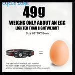 lampe frontale led rechargeable modes noir bande elasto moderne camping