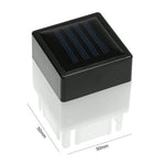 lampe solaire extérieure moderne ip55 led noir blanche rayures vacances jardin piscine clôture rue