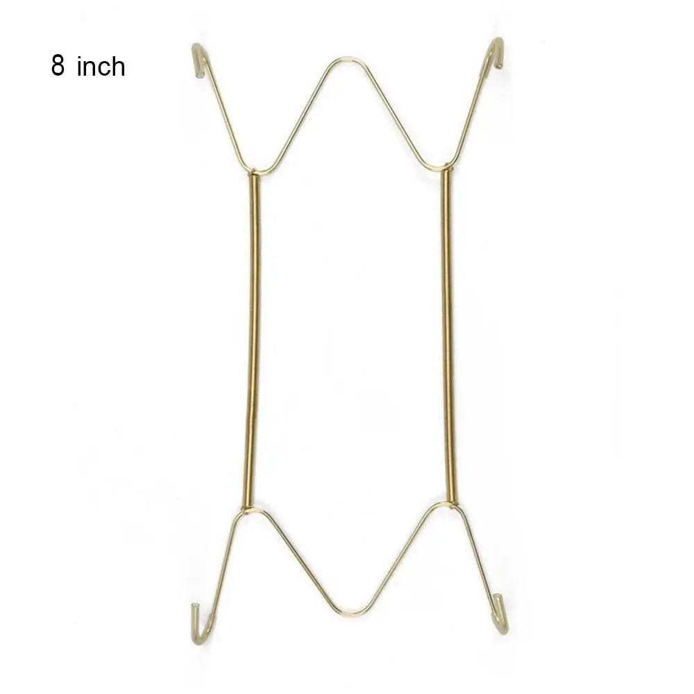support mural doré moderne assiettes clips fixations variante 10 12 14 16 pouces