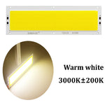 plaque led moderne 120x36mm blanc jaune grille led 12v