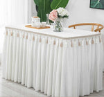 jupe table velours rouge blanc vert foncé gris violet classique réutilisable maison mariage banquet
