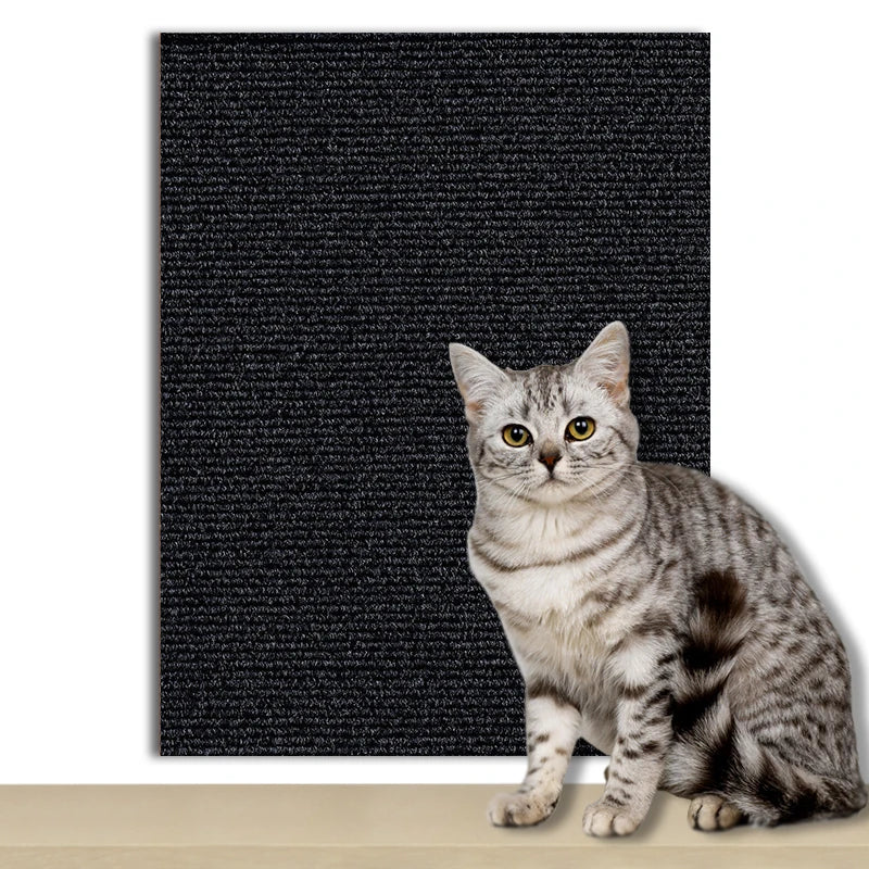 tapis anti griffes chats protection canapé auto adhésif 60x200cm gris beige moderne