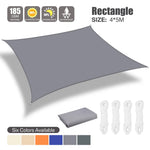 voile soleil gris tissé moderne protection uv 98% jardin extérieur imperméable