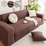 housse canapé élastique motif géométrique polyestère beige traditionnel maison fixations inclusesModule:semicolon