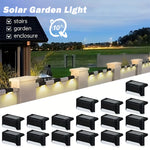 lumière solaire extérieure moderne adhésive led noir ip44 protégée abs