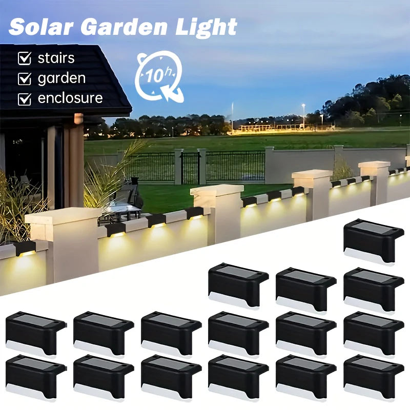 lumière solaire extérieure moderne adhésive led noir ip44 protégée abs