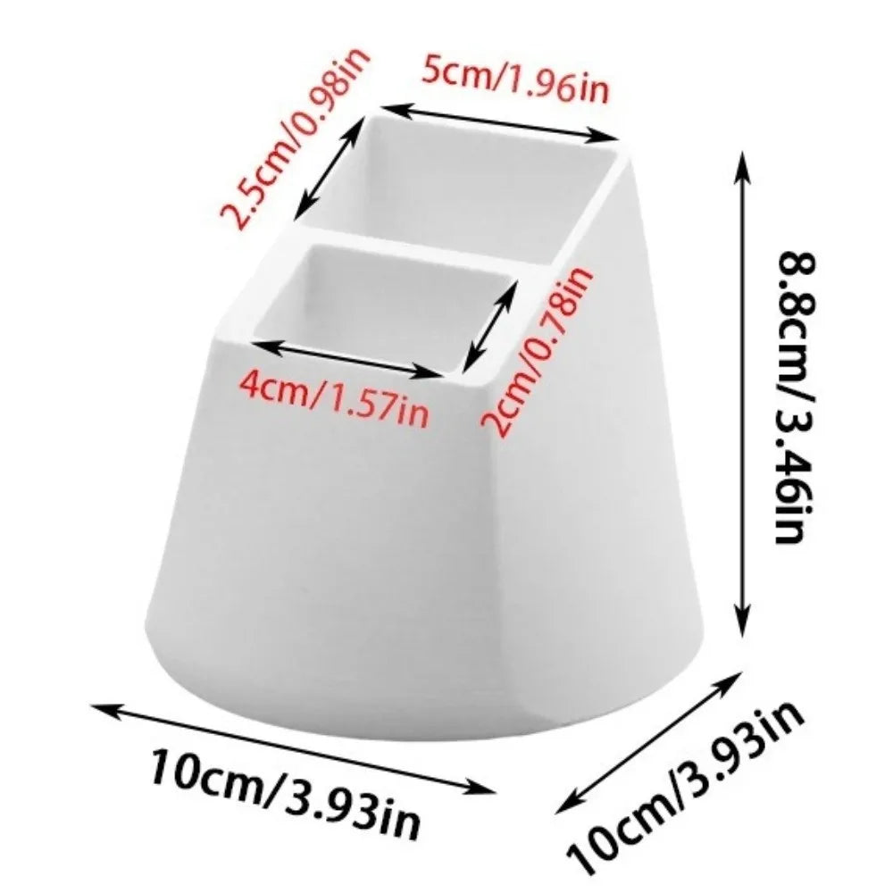rangement télécommandes 3d impression noir blanc minimaliste moderne multifonctionnel plastique antidérapant maison
