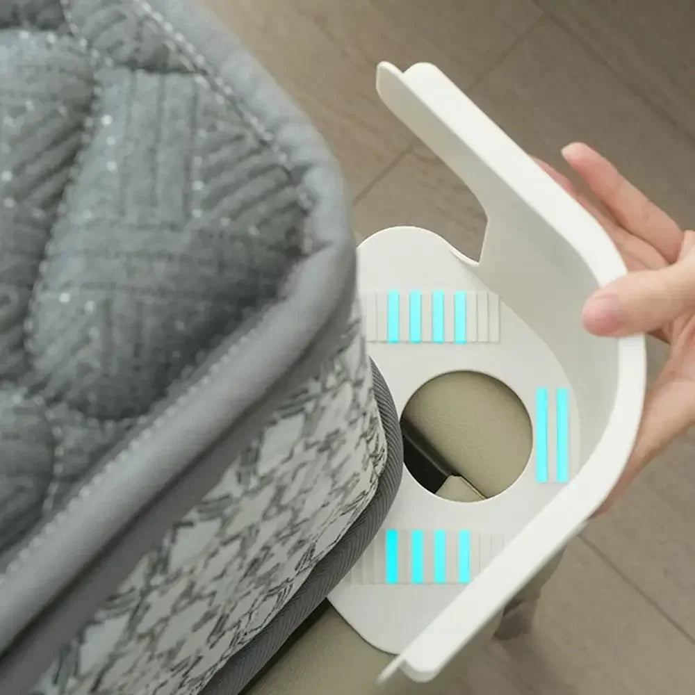 supports drap adhésifs invisibles anti dérapants moderne pièces gris blanc fixations chambre coucher