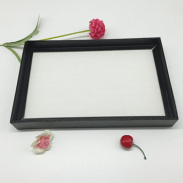 boîte rangement bijoux bague or diamant classique blanc noir rechargeable papier plastique moderne
