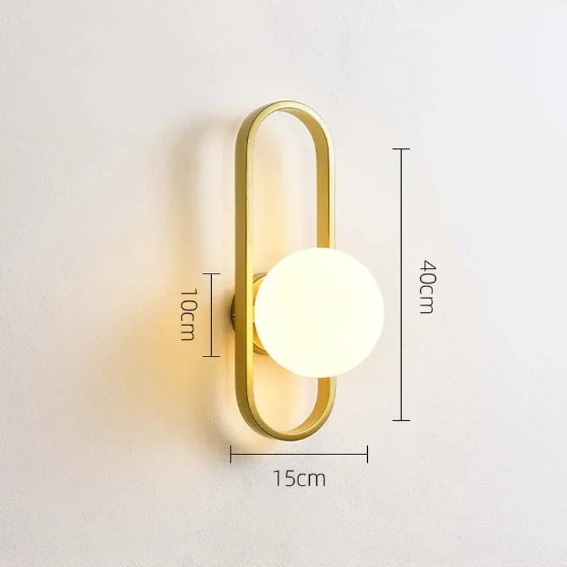 applique murale moderne or noir éclairage cuisine salle manger led 249 2000 lumens fixée