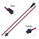câbles électrique connecteurs mâle femelle 24v 2pin 3pin 4pin 5pin noir rouge vert