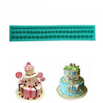 moules silicone gâteau decorations turquoises bleues roses violettes fondant CREATIF