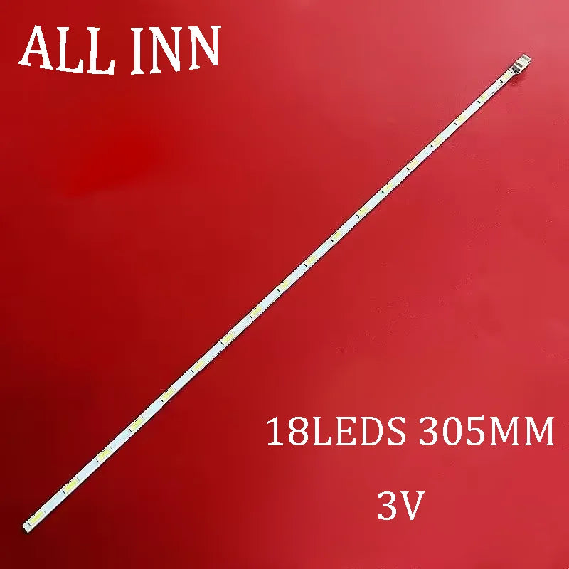 barre lumineuse led blanc rouge 18 leds 305mm 3v industrielle connecteur eléctrique