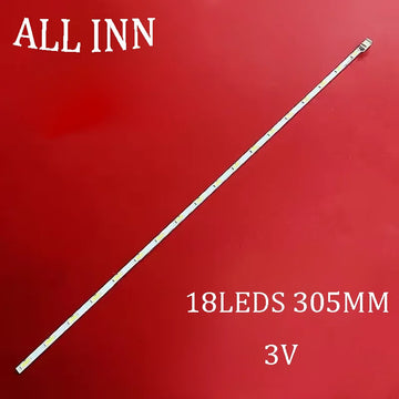 barre lumineuse led blanc rouge 18 leds 305mm 3v industrielle connecteur eléctrique