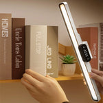 lampe led rechargeable moderne blanc affichage heure télécommande protection yeux minimaliste