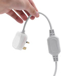 interrupteur lumière blanc moderne adhésif prise électrique câble flexible 220V certifié 750W