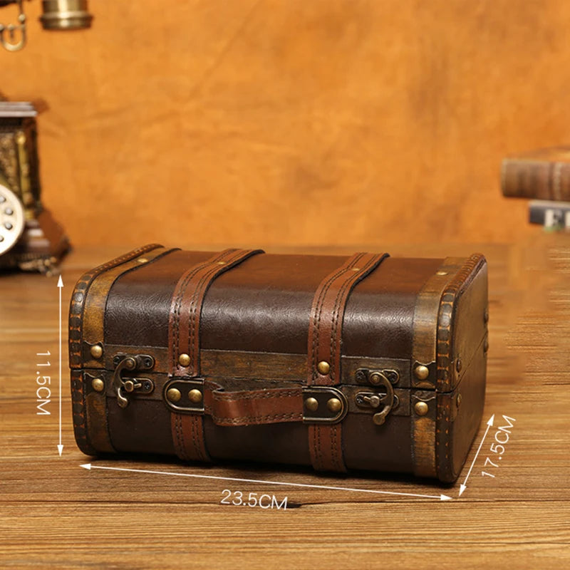 Boîte à bijoux vintage avec finition brillante