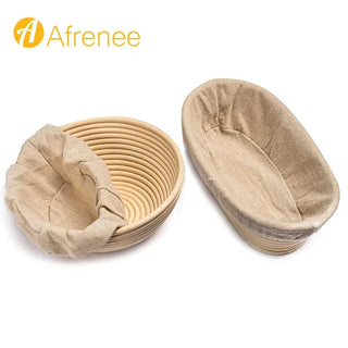 panier pain rotin tressé doublure lin fermentation levain artisanal croustillon